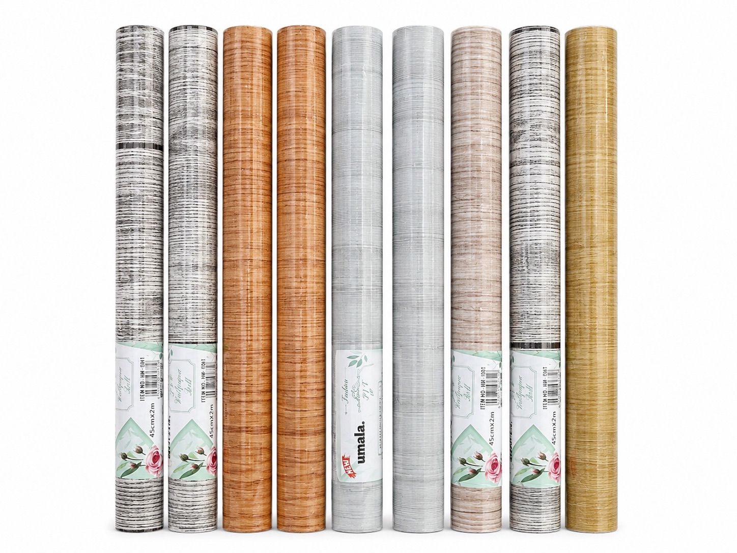 UMALA YAPIŞKANLI FOLYO 2mX45cm AHŞAP DESEN  KL:120